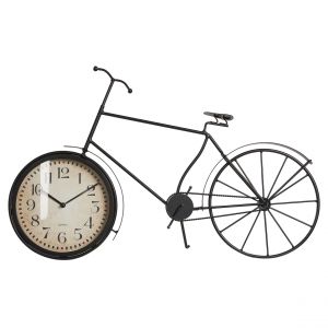 Beliani Montre-bicyclette noire de table LILLO