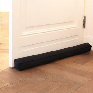 Boudin de porte magnétique - noir 120 cm - protection contre les courants dair et le bruit - carré - différentes tailles