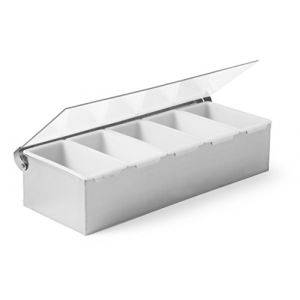 Hendi Bo&icirc;te &agrave; ingr&eacute;dients 5 compartiments