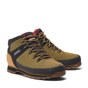 Timberland Euro Sprint Mid Waterproof - Chaussures randonne homme Spruce Yellow 46