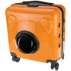 Valise de transport pour animaux de compagnie chiens, chats et animaux de compagnie orange
