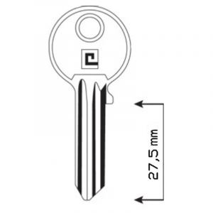 Heracles Ebauche de clé type A01 pour cadenas U20 boite de 100 - HHIA01