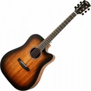 Cort CORE-DC - Guitare électro-acoustique - Noir dégradé pores ouverts (+ soft case)