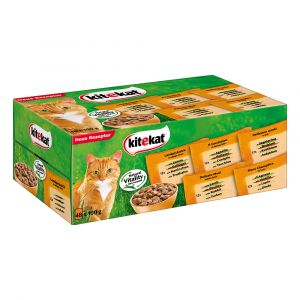 Image de Kitekat 48x100g Mégapack recettes de campagne - Pâtée pour chat