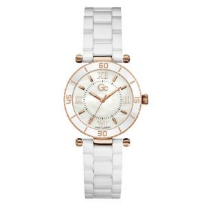 Montre Gc Muse Ceramic Nacre Blanche