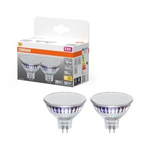 Osram Spot LED Star MR16 5,3 W 827, blanc chaud 2 700 K, GU5.3, 120 &deg;, 630 lm, design enti&egrave;rement en verre, IP20