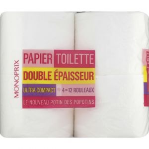 Monoprix Papier toilette double &eacute;paisseur ultra compact