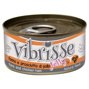 Croci Vibrisse Nourriture Natural Thon Et Jambon En Gélatine 70 Gr 100 Gr