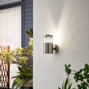 Applique extérieure à intensité variable 'Rudolfine' en inox - acier inoxydable