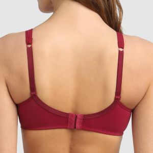 DIM Soutien-gorge classique à armatures Generous Rouge