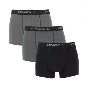 Image de O'Neill Plain Lot de 3 boxers pour homme XXL Gris/noir