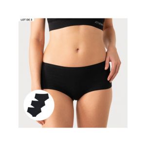 Athena Lot de 3 boxers Basic Ecopack - Couleur L, M, S, XL - Taille Noir