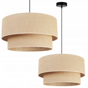 LAMPE SUSPENDU PLAFOND LUSTRE ABAT-JOUR 45cm JUTA