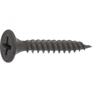 Rifix Vis plaque de plâtre tête trompette PH2 - Ø 3,5 mm - 25/20 mm - Phosphaté noir - Boîte de 1000 pièces