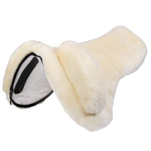 Housse de selle pour cheval en peau d'agneau Werner Christ Horse Premium Plus