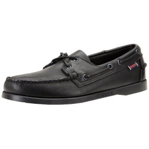 Image de Sebago Docksides, Chaussures Bateau Homme - Noir (Black Leather), 44.5 EU