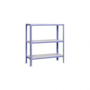 Simon Rack Etagère 3 niveaux 450 Kg L. 800 x Ht. 900 x P. 400 mm KIT HOMECLICK COLOR MINI 3/400 VIOLET/BLANC - VV2100209908043 - Simonhome