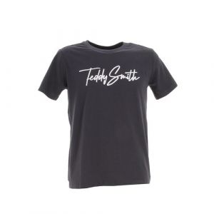 Teddy smith T-shirt Evan signature coton Oeko-Tex Bleu - Couleur Bleu - Taille 10-12 ans