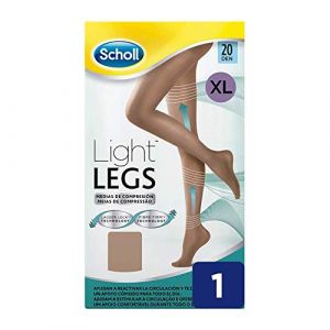 Image de Scholl Dr light legs medias de compresion 20 den t-xl color carne