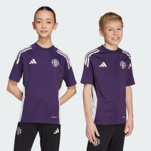 Adidas Manchester United T-shirt d'Entraînement Tiro 25 - Aurora Plum/Blanc/Noir Enfant, pointure 140 cm - ['Violet'] - Taille 140 cm