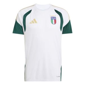 Image de Adidas Italie T-shirt d'Entra&icirc;nement Tiro 26 - Blanc/Vert, pointure Medium - ['Blanc'] - Taille Medium