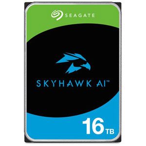 Seagate SkyHawk AI ST16000VE005 - Disque dur - 16 To - interne - 3.5" - SATA 6Gb/s - m&eacute;moire tampon : 512 Mo - avec 3 ans de Rescue Data Recovery