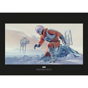 Komar Affiche d'art Star Wars - Classic rmq Hoth Battle Pilot - Taille: 70 x 50 cm - color&eacute;