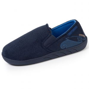 Isotoner Chaussons pantoufles Mocassins garçon très confortables, faciles à enfiler, semelle antidérapante 38