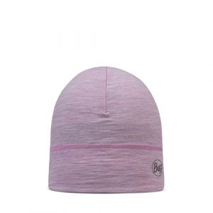 Buff | Merino Lightweight Mütze Homme Femme Adulte, Echarpe multifonctionnelle, 100% Laine mérinos, Randonnée, Outdoor, Durable, Légère, Fine, Taille Unique, Bleu Clair