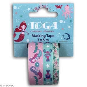 Toga Masking tape - Sous la mer - 3 pcs