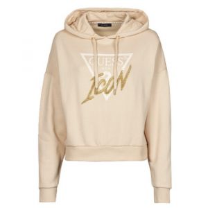 Guess Sweat-shirt ICONIC HOOD SWEATSHIRT - Couleur M,L,XL,XS - Taille Marron
