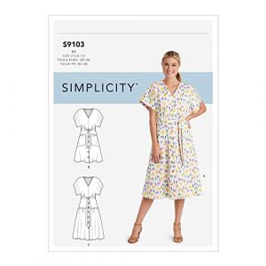 Image de Simplicity Patron 9103.d5 - robe chauve souris