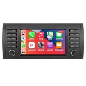 Image de Autoradio CarPlay RoverOne Android Auto 2Go RAM 32Go ROM GPS Bluetooth pour BMW 5 Series E39 X5 E53 M5