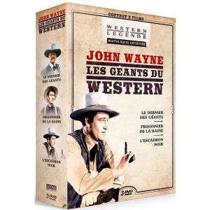 John Wayne - Les Géants du Western : Le Dernier des géants + Prisonnier de la haine + L'Escadron noir [DVD]