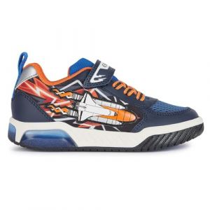 Geox Baskets basses enfant J INEK BOY Marine - Taille 28,29,30,31,32,33,34,35
