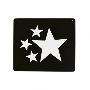 Motifs de pochoir pour la croupe du cheval - étoiles Hippotonic Quartermarker
