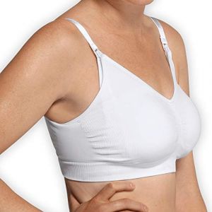 Carriwell Soutien-gorge allaitement sans couture - Blanc - XL