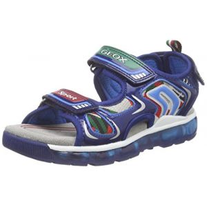 Image de Geox J Android, Sandales Bout Ouvert gar&ccedil;on, Multicolore (C4243), 27 EU