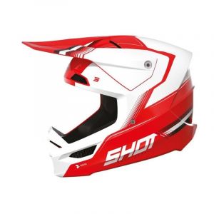 Image de Shot Casque cross Tracer rouge- XL