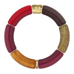 Bella bracelet Cranberry Red - Rouge,Orange,Noir - U