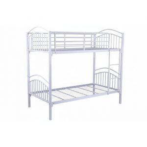 Lit superpos&eacute; s&eacute;parable m&eacute;tal blanc 2x90x190 cm ALICE