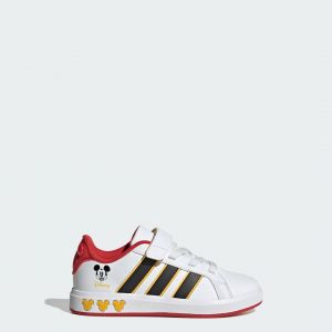 Adidas Chaussures grand court mickey le enfant noir