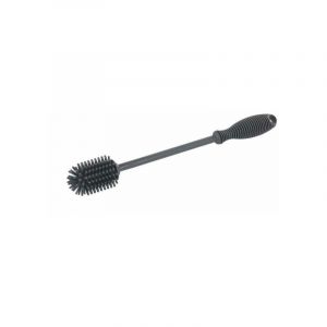 Wenko Brosse à vaisselle en silicone Sia, brosse de nettoyage haut de gamme à petite tête, idéale pour le lavage de verres et de tasses sans rayer la