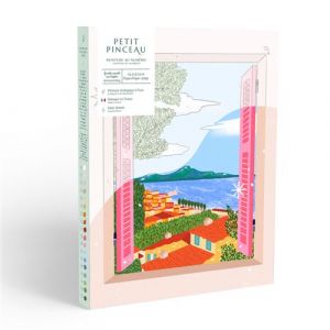 Gouache La Petite épicerie Peinture au numéro Petit Pinceau Fenêtre ouverte sur Naples par Limistic