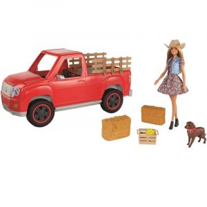 Image de Mattel Sweet Orchard Farm - Fermière et son 4x4