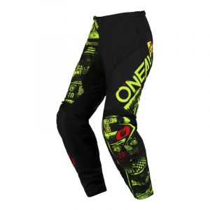 O'neal Pantalon cross Element Attack V.23 noir/jaune fluo- US-42