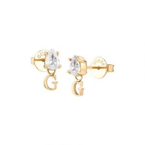 Guess Boucles d'oreilles à fermoir à poussette JUBE02151JWYGT/U Acier inoxydable