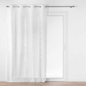 Douceur d'int&eacute;rieur, Voilage &agrave; &OElig;illets (140 x 240 cm) Manon, Maille