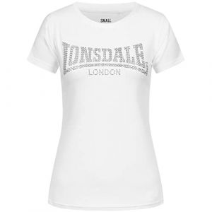 Lonsdale T-shirt à Manches Courtes Bekan L White / Black