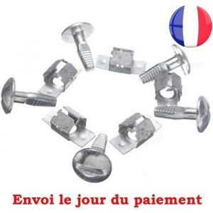 Kit 5 Clips + 5 Vis de Fixation Protection Sous Moteur pour Peugeot et Citroen ©topalli